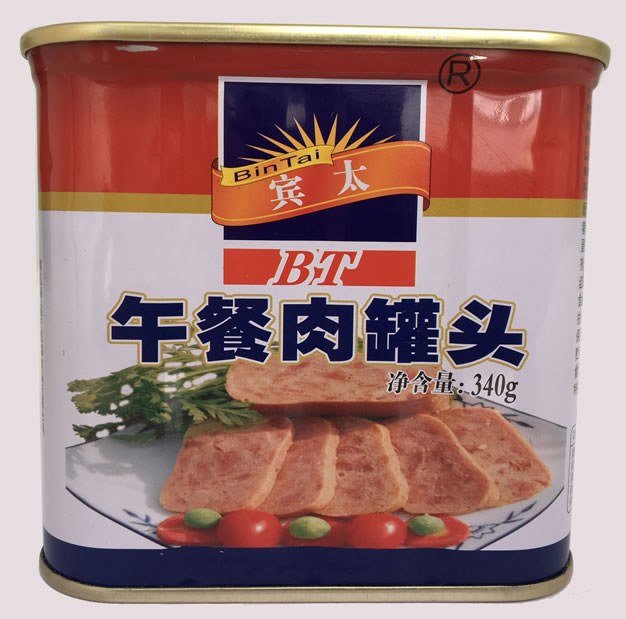 賓太牌340G優(yōu)質午餐肉